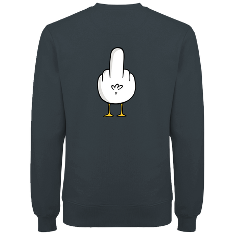 F**k You Möwe  - Unisex Sweater | 100% Bio-Baumwolle | Backprint