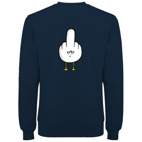 F**k You Möwe  - Unisex Sweater | 100% Bio-Baumwolle | Backprint