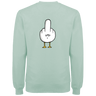 F**k You Möwe  - Unisex Sweater | 100% Bio-Baumwolle | Backprint