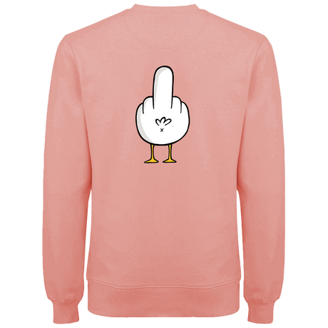 F**k You Möwe  - Unisex Sweater | 100% Bio-Baumwolle | Backprint