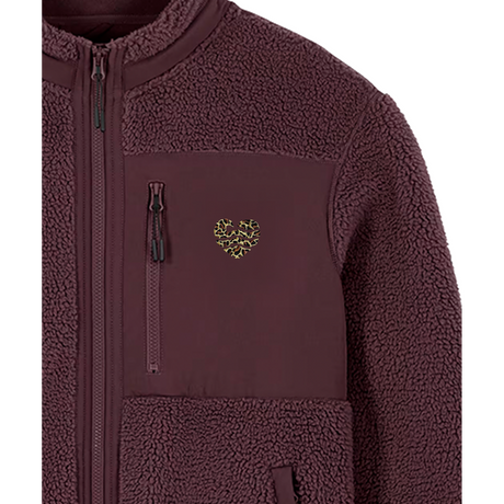 Leo-Wellenherz Stick - Unisex Teddyjacke | Edler Stick