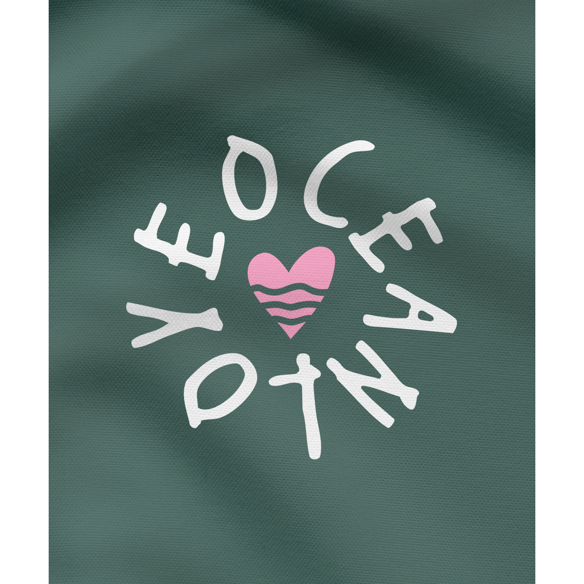 Oceanlove  – Damen Hoodie | Bio-Baumwolle | Backprint