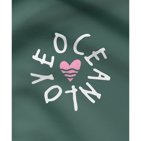 Oceanlove  – Damen Hoodie | Bio-Baumwolle | Backprint