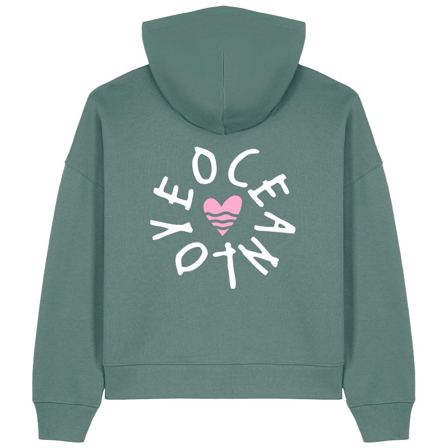 Oceanlove  – Damen Hoodie | Bio-Baumwolle | Backprint