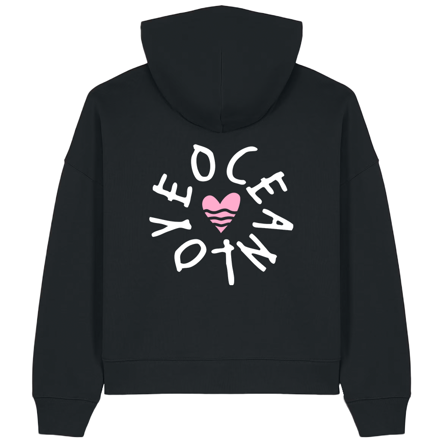 Oceanlove  – Damen Hoodie | Bio-Baumwolle | Backprint