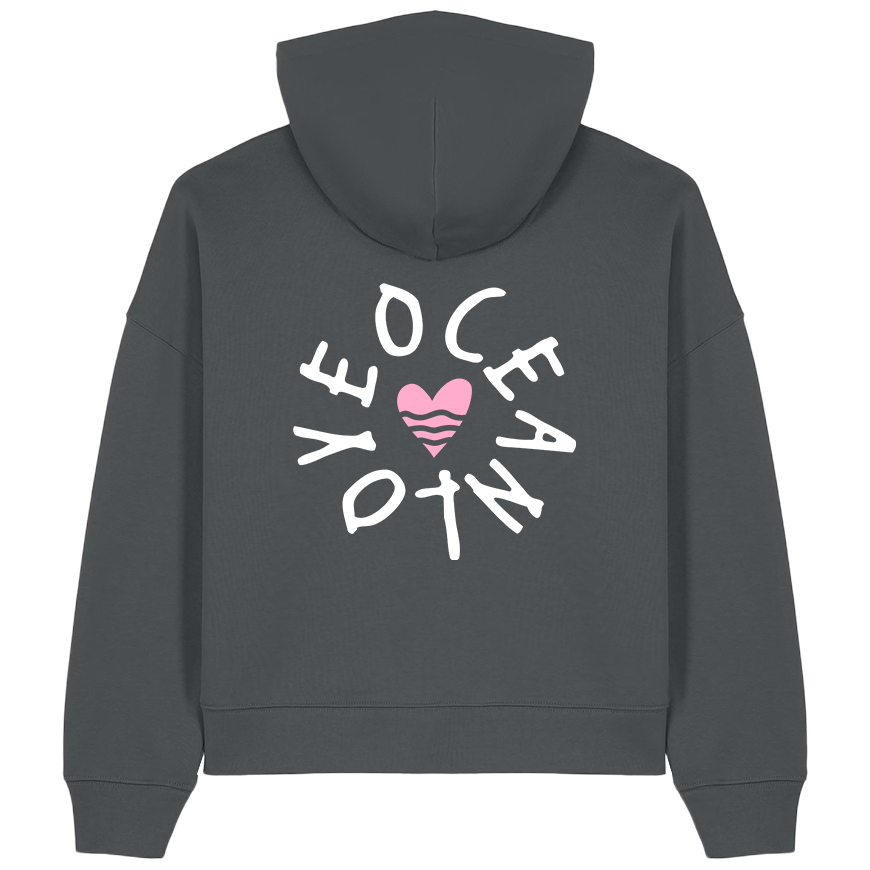 Oceanlove  – Damen Hoodie | Bio-Baumwolle | Backprint