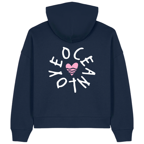 Oceanlove  – Damen Hoodie | Bio-Baumwolle | Backprint