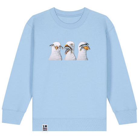 Küstenabenteuer – Möwen-Sweater für Kids