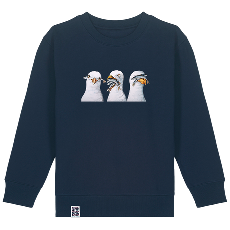 Küstenabenteuer – Möwen-Sweater für Kids