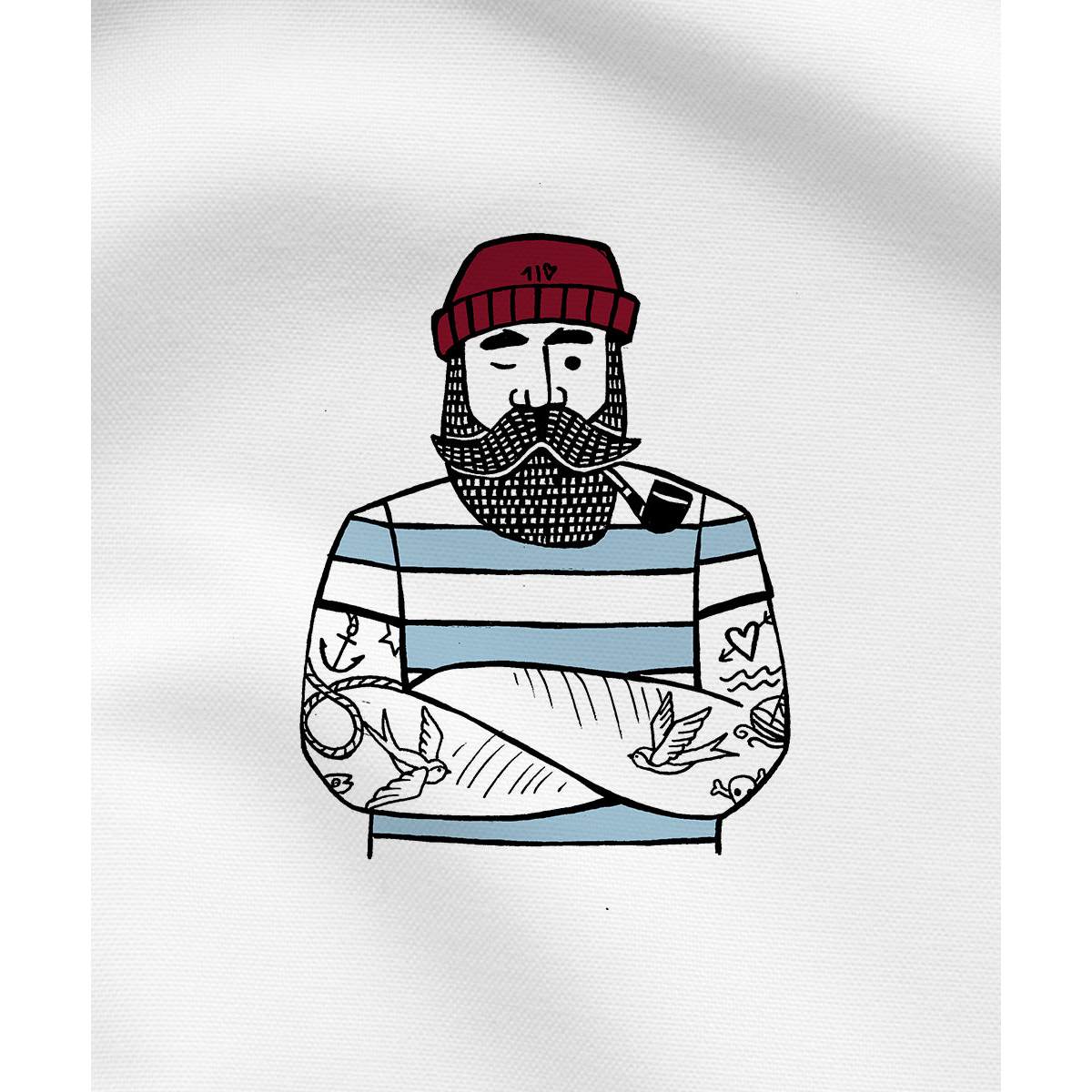 Ein Stück Meer – Seemanns Jutebeutel