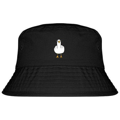 F**k You Möwe - Fischerhut mit Stick