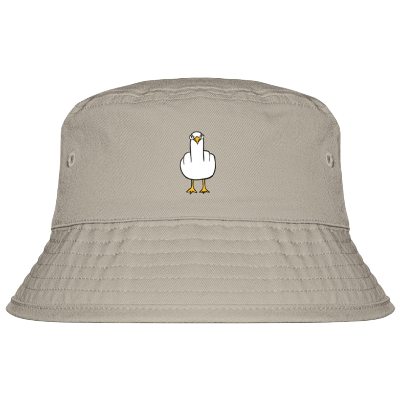 F**k You Möwe - Fischerhut mit Stick