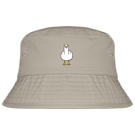 F**k You Möwe - Fischerhut mit Stick