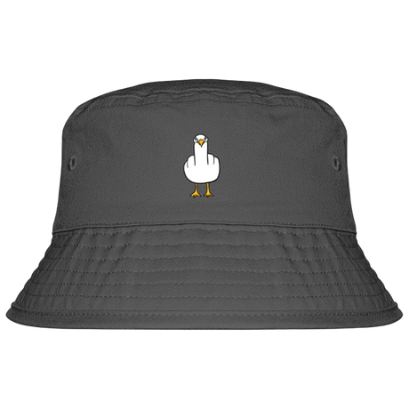 F**k You Möwe - Fischerhut mit Stick