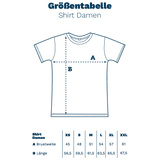 Leo-Möwe  - Damen Shirt | V-Ausschnitt | Edler Stick