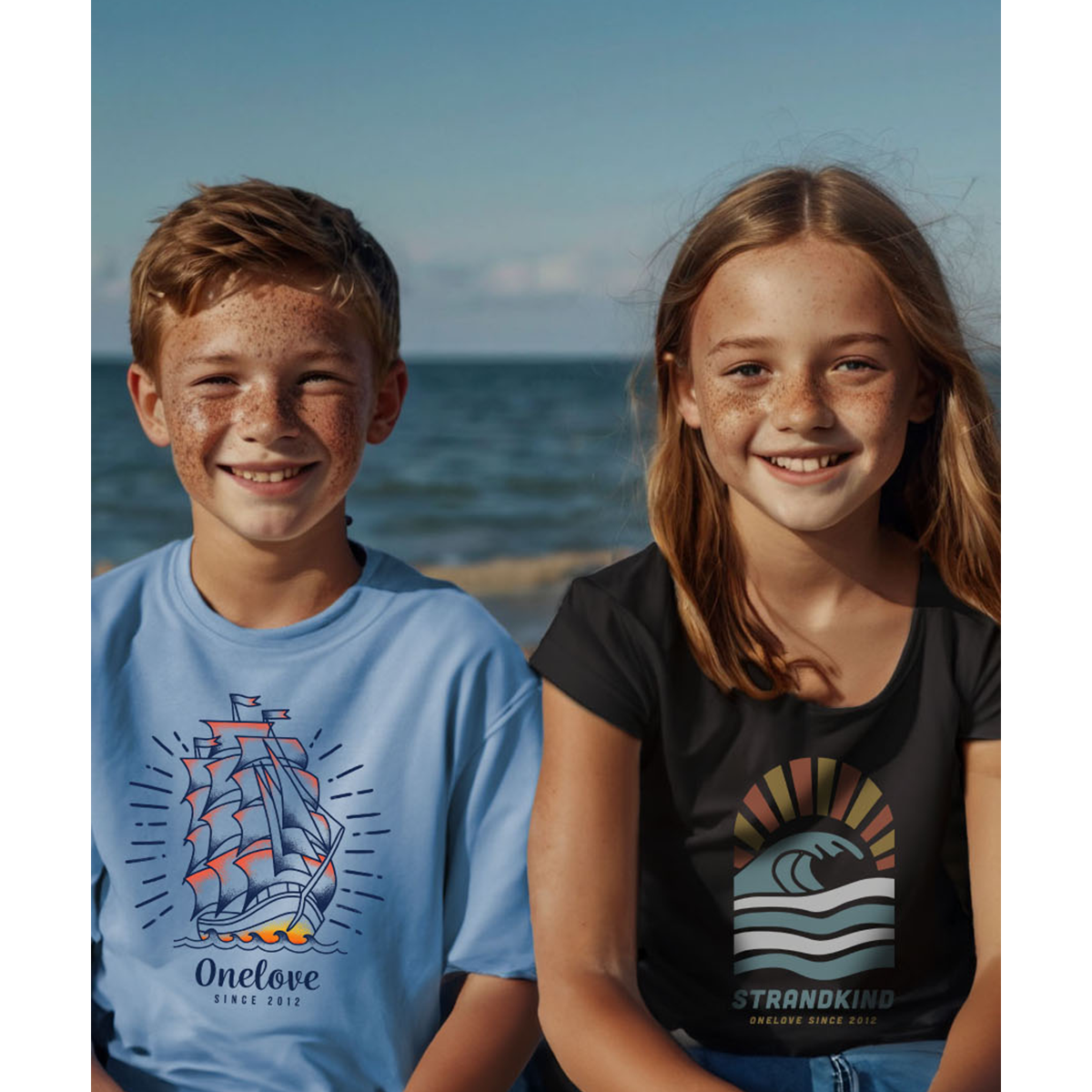 Strandkind Shirt - Meerzeit für Kids
