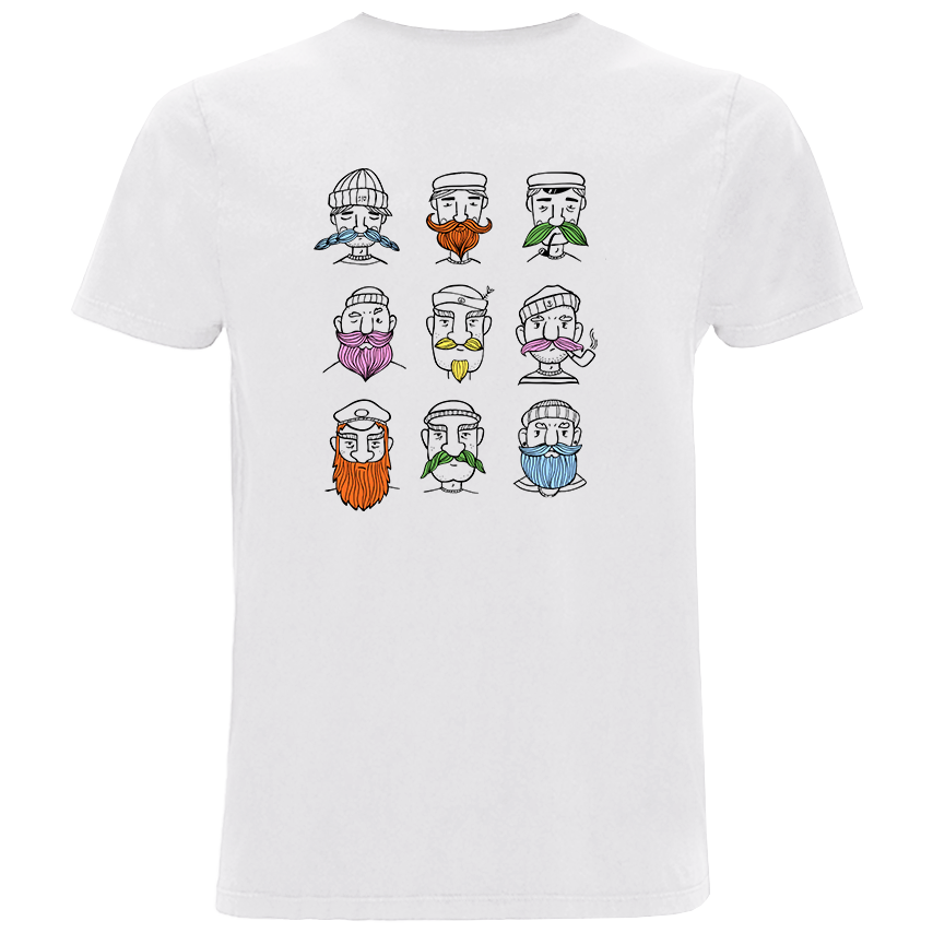 Seemänner - Herren Shirt | 100% Bio-Baumwolle | Backprint