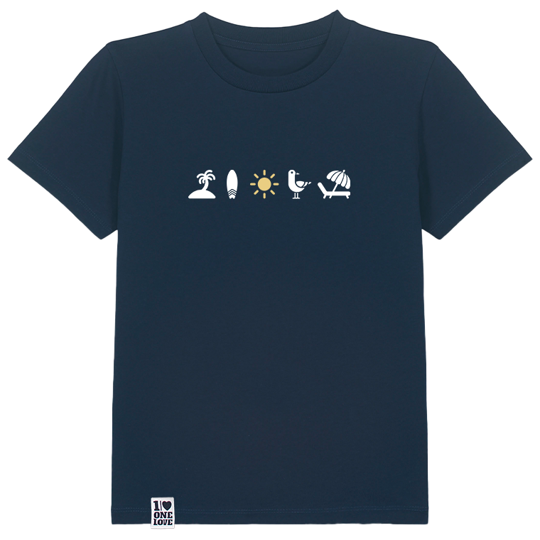 Für kleine Küstenstürmer - Kids Bio-Shirt