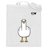 F**k You Möwe  - Jutebeutel