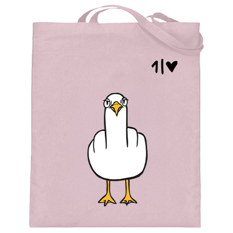 F**k You Möwe  - Jutebeutel