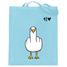 F**k You Möwe  - Jutebeutel