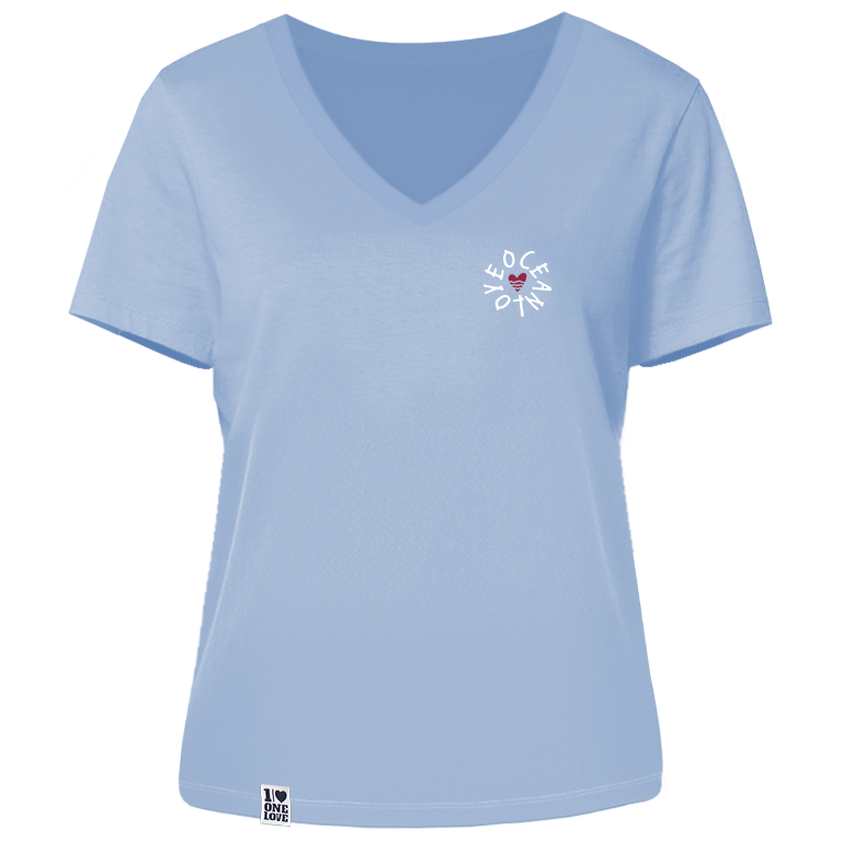 Oceanlove  - Damen Shirt | V-Ausschnitt