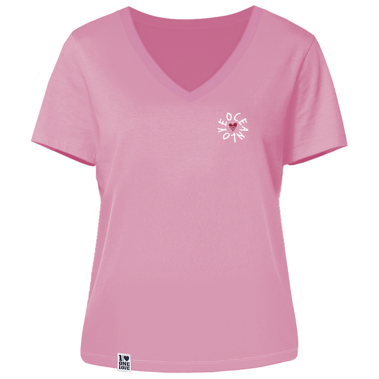 Oceanlove  - Damen Shirt | V-Ausschnitt