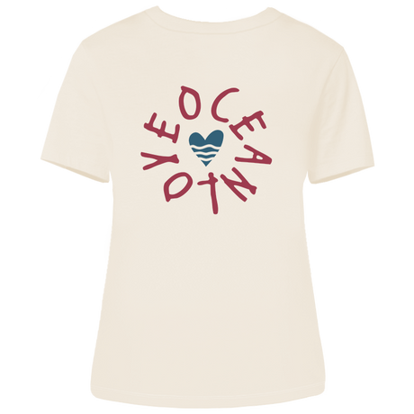 Oceanlove – Damen Shirt | 100% Bio-Baumwolle | Backprint