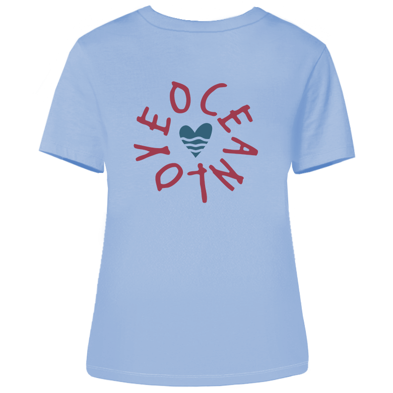 Oceanlove – Damen Shirt | 100% Bio-Baumwolle | Backprint