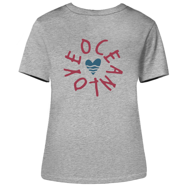 Oceanlove – Damen Shirt | 100% Bio-Baumwolle | Backprint