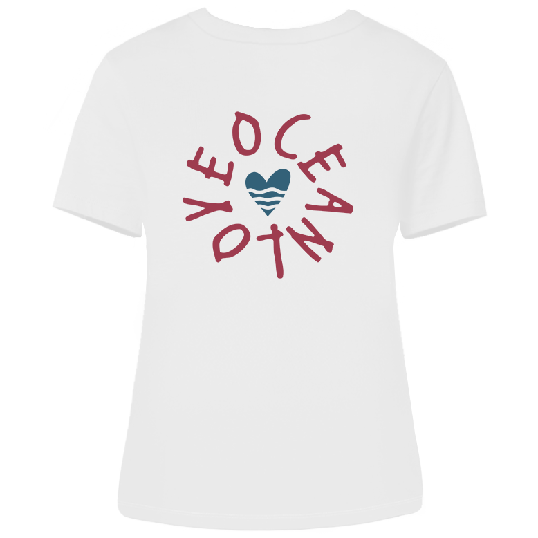 Oceanlove – Damen Shirt | 100% Bio-Baumwolle | Backprint