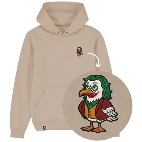 Joker Möwe - Unisex Hoodie | 100% Bio-Baumwolle | Edler Stick