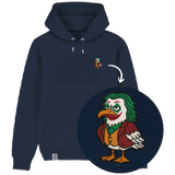 Joker Möwe - Unisex Hoodie | 100% Bio-Baumwolle | Edler Stick