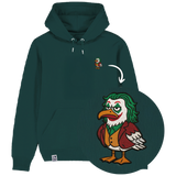 Joker Möwe - Unisex Hoodie | 100% Bio-Baumwolle | Edler Stick