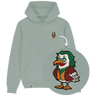 Joker Möwe - Unisex Hoodie | 100% Bio-Baumwolle | Edler Stick