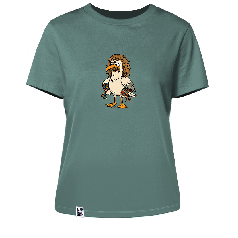 Möwe Wolle  - Damen Shirt | 100% Bio-Baumwolle