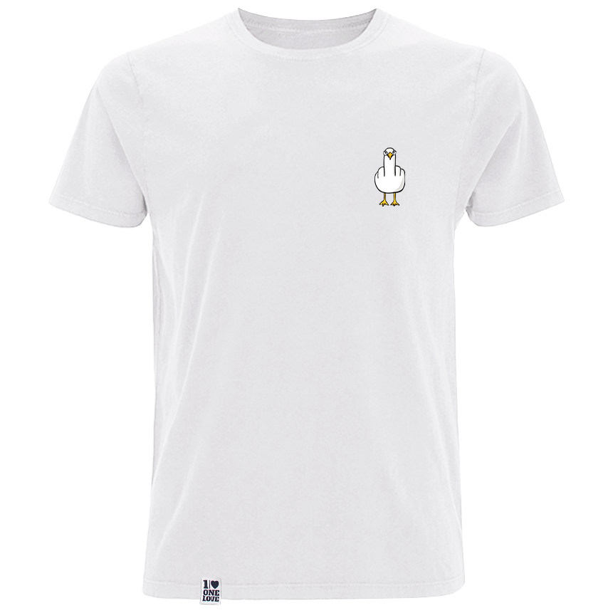 F**k You Möwe  - Herren Shirt | 100% Bio-Baumwolle