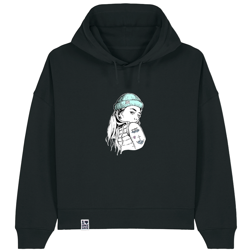 Skipperin Lucy  - Damen Hoodie | Bio-Baumwolle