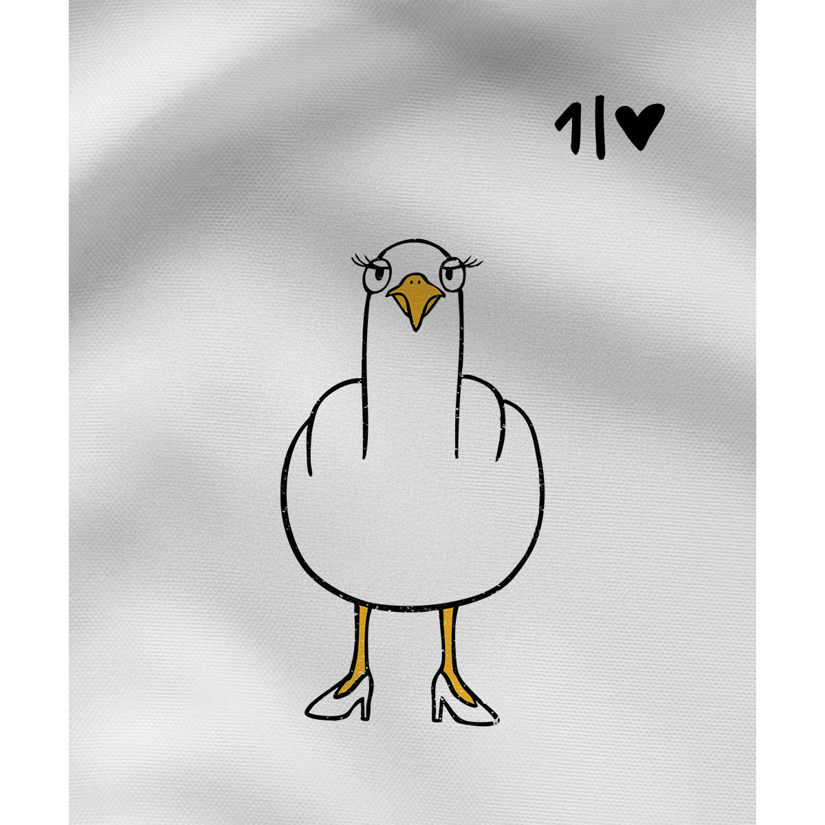 F**k You Möwenlady  - Jutebeutel