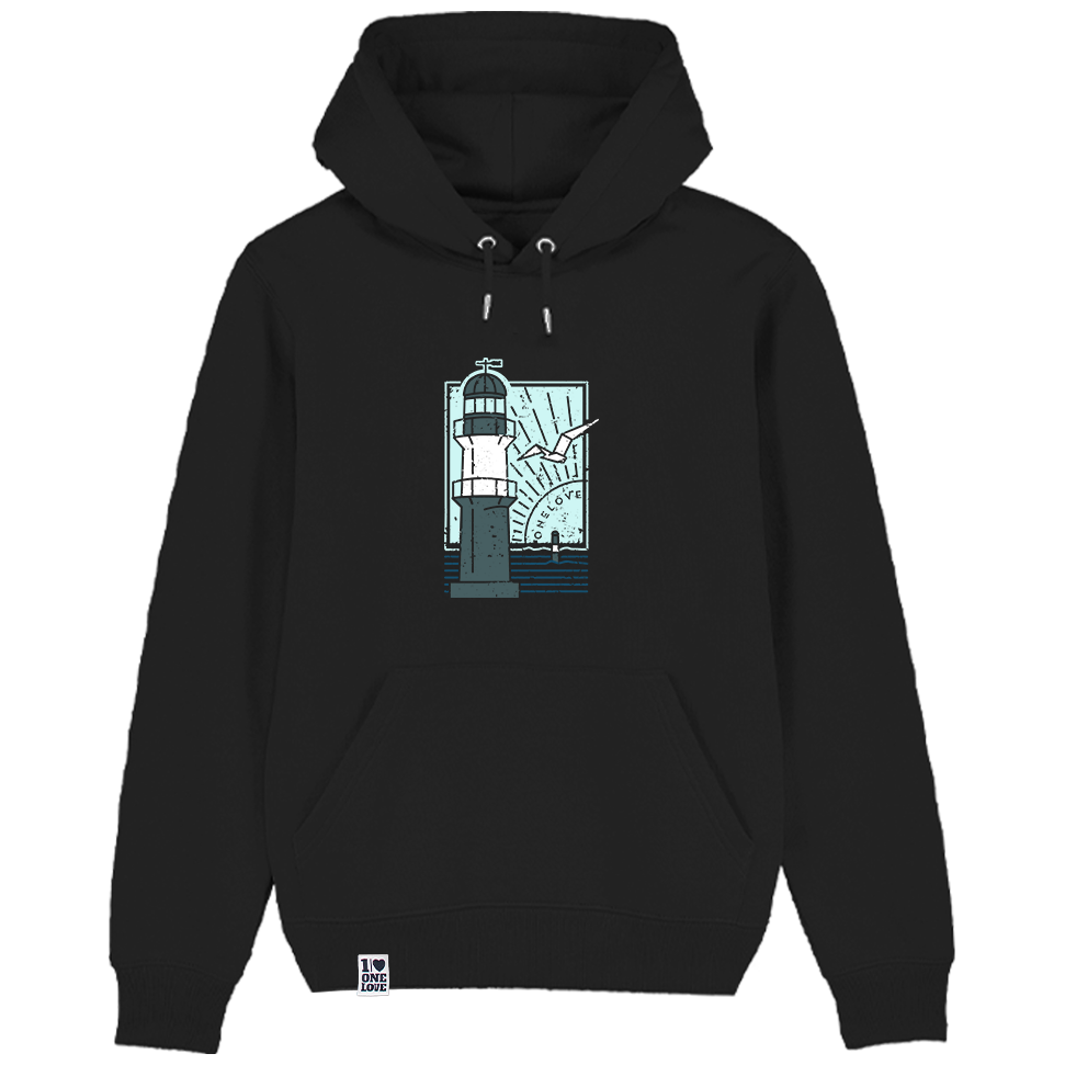 Leuchtturm – Unisex Hoodie | 100% Bio-Baumwolle