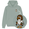 Möwe Wolle - Unisex Hoodie | 100% Bio-Baumwolle | Edler Stick
