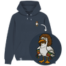 Möwe Wolle - Unisex Hoodie | 100% Bio-Baumwolle | Edler Stick