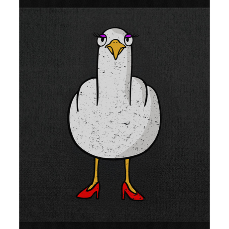 F**k You Möwenlady  - Fußmatte mit Gummirand