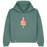 Mittelfinger Eis  - Damen Hoodie | Bio-Baumwolle