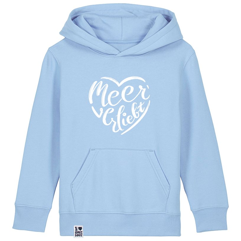 Herzenswärme mit Meer: Kids Hoodie
