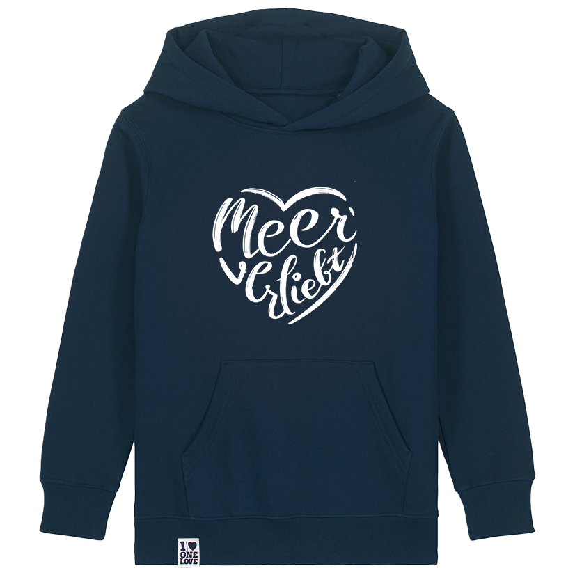 Herzenswärme mit Meer: Kids Hoodie