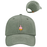 Mittelfinger Eis  - Vintage Cap mit Stick