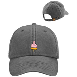 Mittelfinger Eis  - Vintage Cap mit Stick