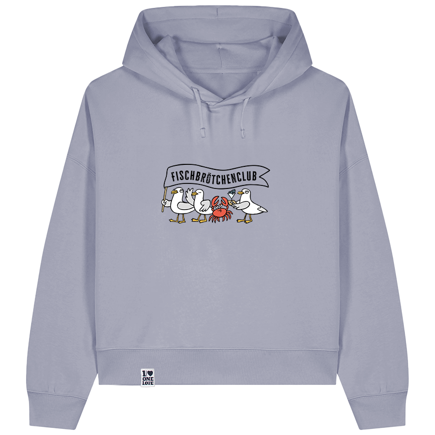 Fischbrötchenclub – Damen Hoodie | Bio-Baumwolle