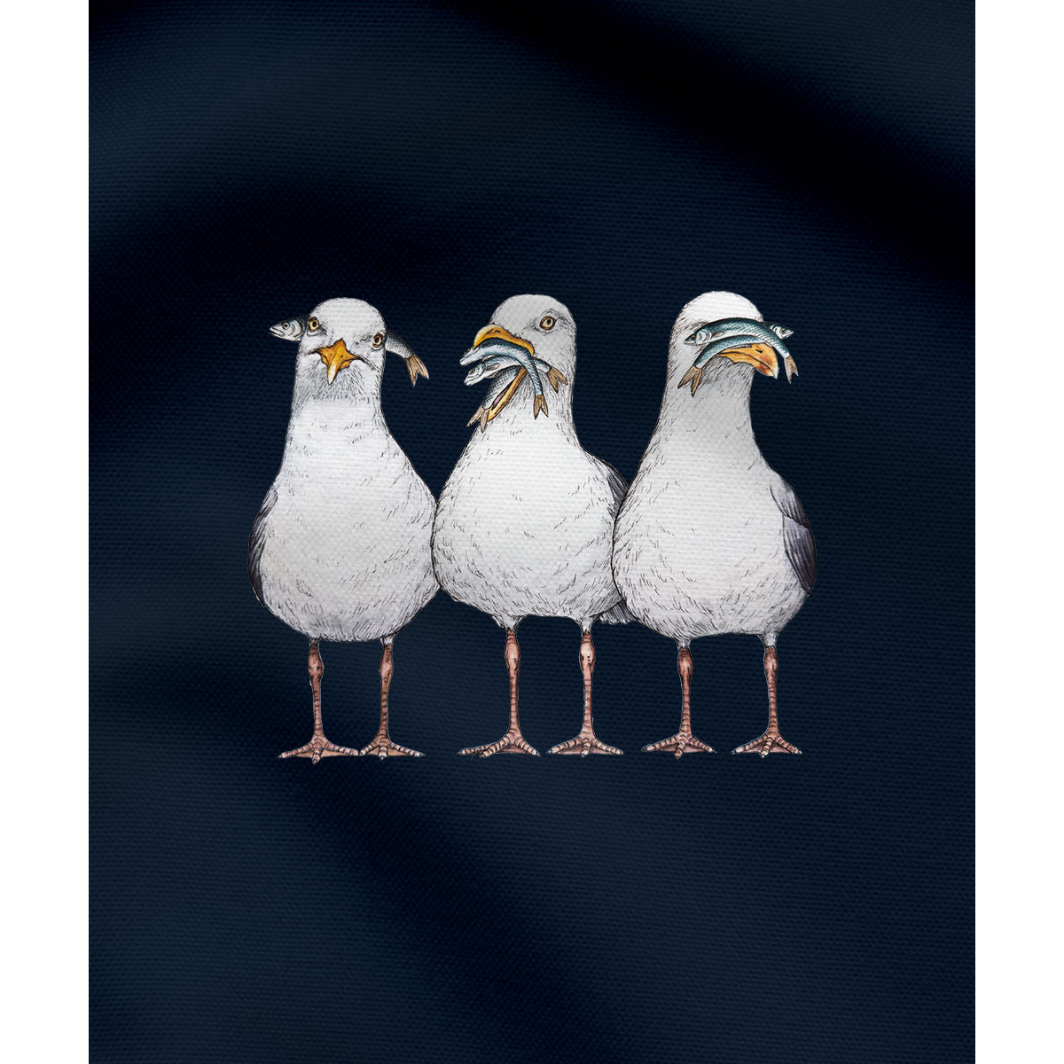 Drei Möwen  - Unisex Hoodie | 100% Bio-Baumwolle